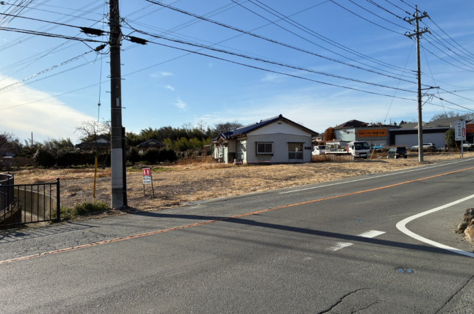 高崎市箕郷町、土地の画像です