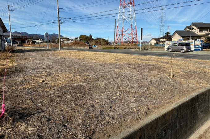 高崎市箕郷町、土地の画像です