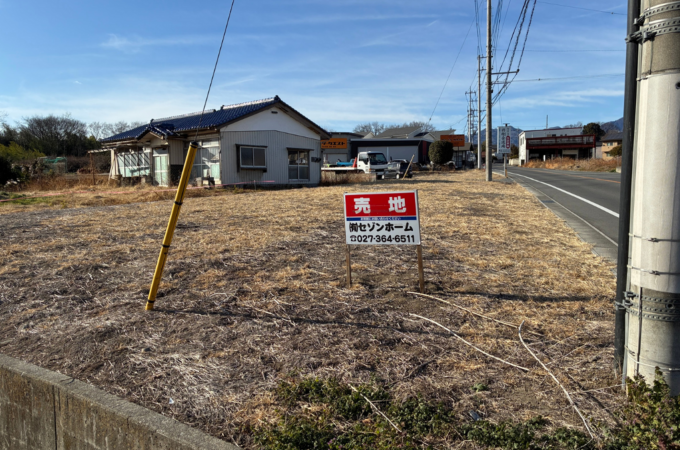 高崎市箕郷町、土地の画像です
