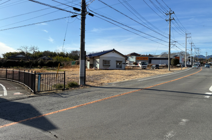 高崎市箕郷町、土地の画像です