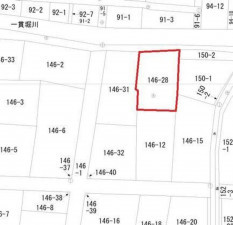 高崎市大橋町、土地の間取り画像です