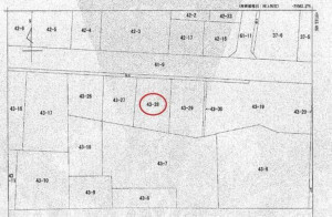 高崎市鼻高町、土地の間取り画像です