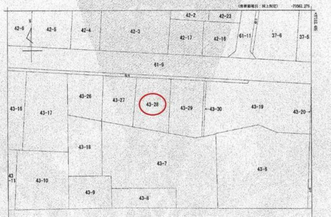 高崎市鼻高町、土地の間取り画像です