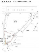 高崎市箕郷町、土地の間取り画像です