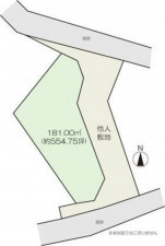 高崎市石原町、土地の間取り画像です