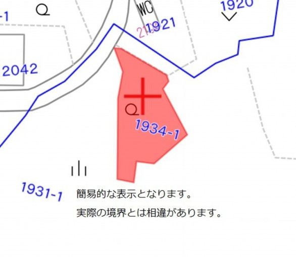 高崎市山名町、土地の間取り画像です