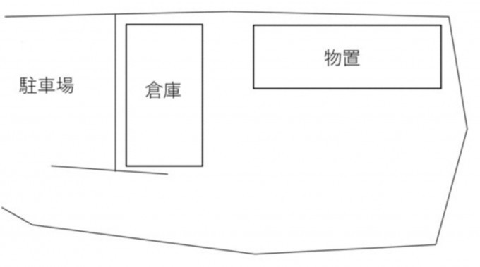 高崎市箕郷町、土地の間取り画像です