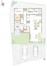 高崎市上中居町、中古一戸建ての間取り画像です