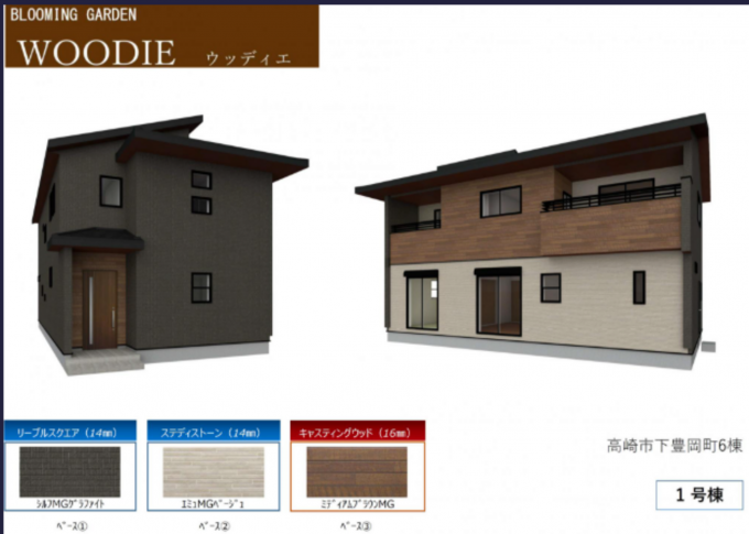 高崎市下豊岡町、新築一戸建ての画像です