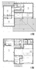 高崎市我峰町、中古一戸建ての間取り画像です