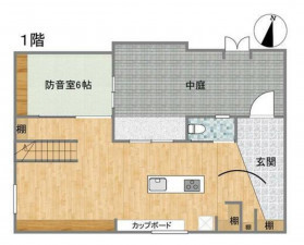 高崎市棟高町、中古一戸建ての間取り画像です