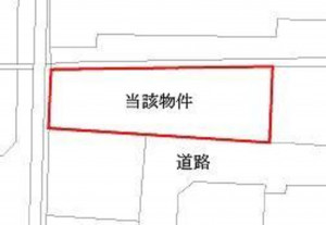 高崎市上中居町、土地の間取り画像です