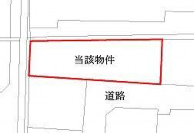 高崎市上中居町、土地の間取り画像です