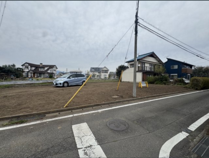 高崎市筑縄町、土地の画像です