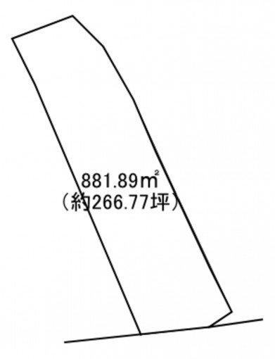 高崎市棟高町、土地の間取り画像です