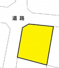 高崎市上中居町、土地の間取り画像です