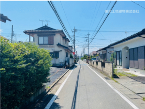 高崎市上中居町、土地の画像です