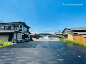 高崎市上中居町、土地の画像です