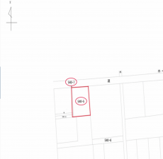 高崎市上中居町、土地の間取り画像です