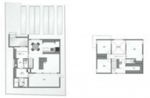 高崎市片岡町、新築一戸建ての間取り画像です