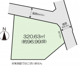 高崎市菊地町、土地の間取り画像です