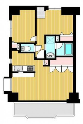 高崎市上佐野町、中古マンションの間取り画像です