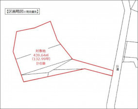 高崎市下佐野町、土地の間取り画像です