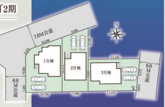 高崎市東貝沢町、新築一戸建ての画像です
