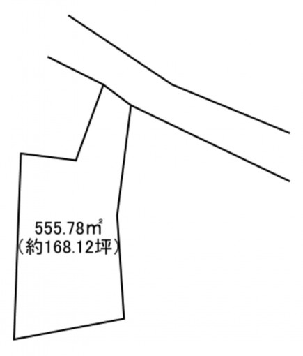 高崎市岩鼻町、土地の間取り画像です