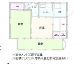 相模原市緑区大島、土地の間取り画像です