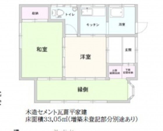 相模原市緑区大島、土地の間取り画像です