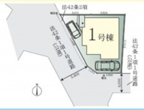 相模原市緑区二本松、新築一戸建ての画像です