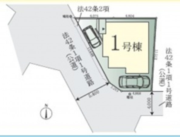 相模原市緑区二本松、新築一戸建ての画像です