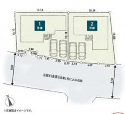 相模原市緑区町屋、新築一戸建ての画像です