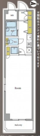 相模原市緑区西橋本、中古マンションの間取り画像です