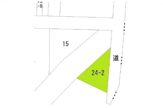 豊橋市吉川町、土地の画像です