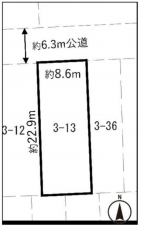 豊橋市緑ケ丘、土地の画像です