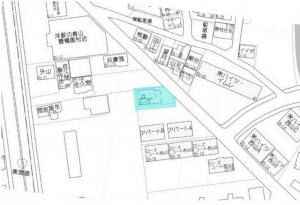 豊橋市飯村町、土地の間取り画像です