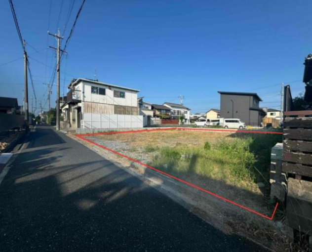 豊橋市老松町、土地の画像です