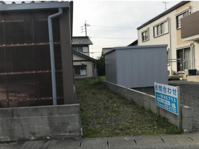 豊橋市牛川町、土地の画像です