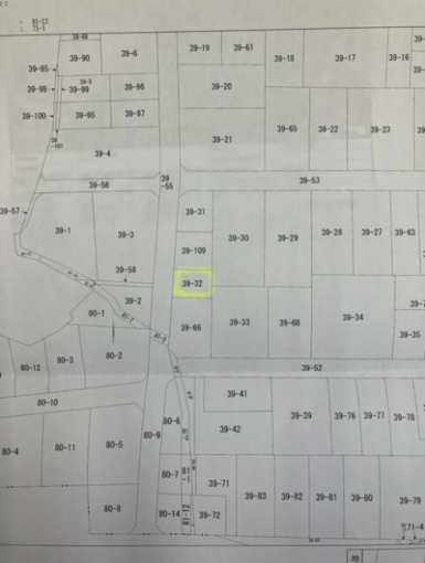 豊橋市牛川町、土地の画像です