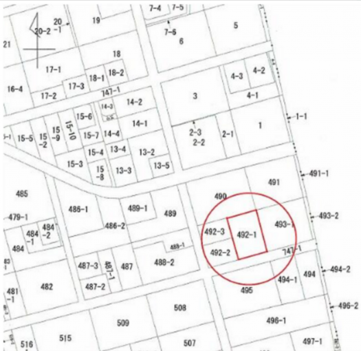 豊橋市冨士見町、土地の画像です