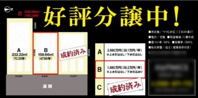 豊橋市つつじが丘、土地の画像です