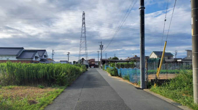 豊橋市西幸町、土地の画像です