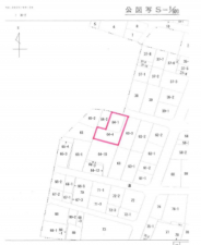 豊橋市前畑町、土地の間取り画像です