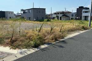 豊橋市牟呂町、土地の画像です
