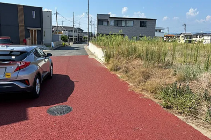 豊橋市牟呂町、土地の画像です