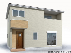 豊橋市芦原町、新築一戸建ての画像です