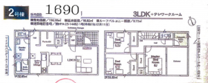 豊橋市石巻、新築一戸建ての間取り画像です