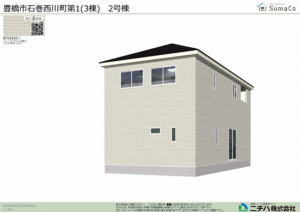 豊橋市石巻、新築一戸建ての画像です